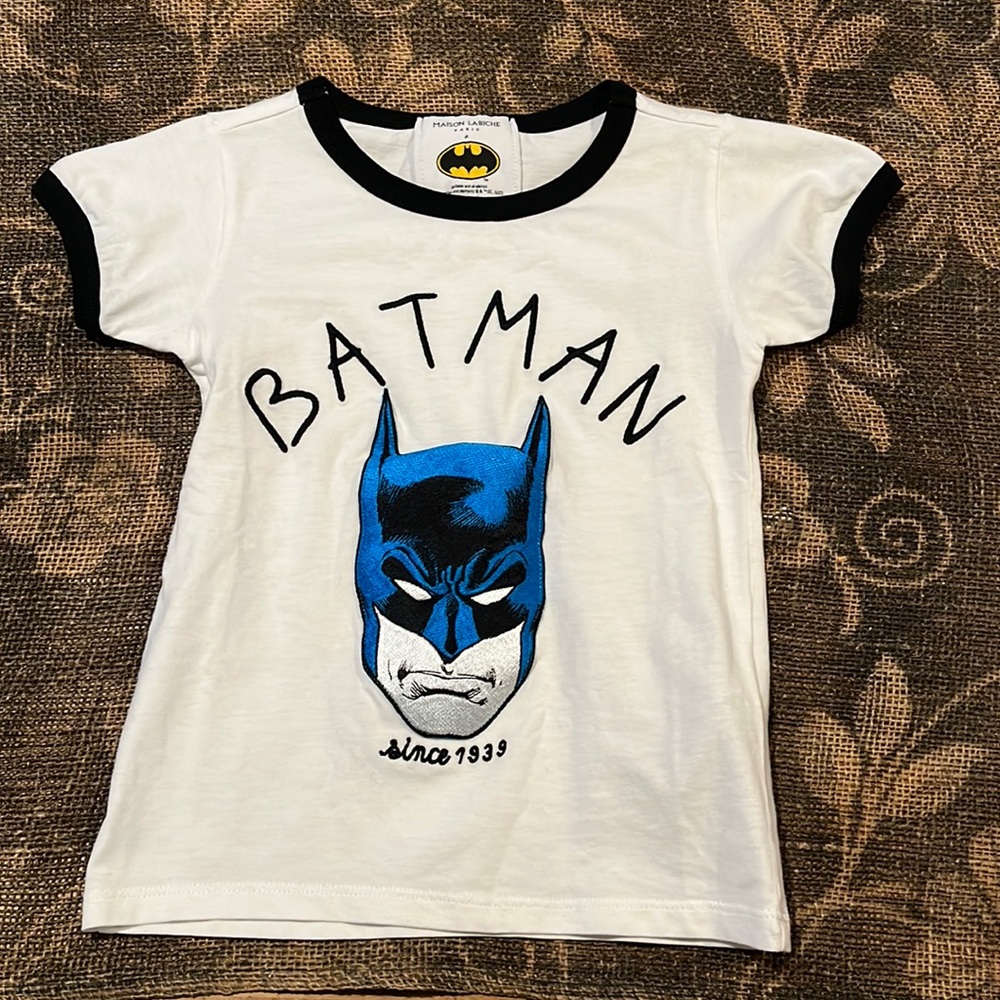 Maison Labiche Embroidered Batman Tee